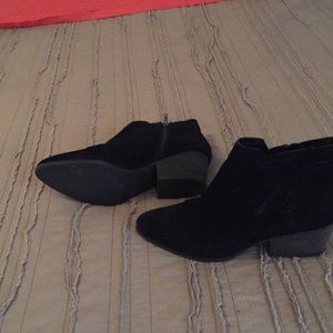 Crown Vintage Black Suede Booties
